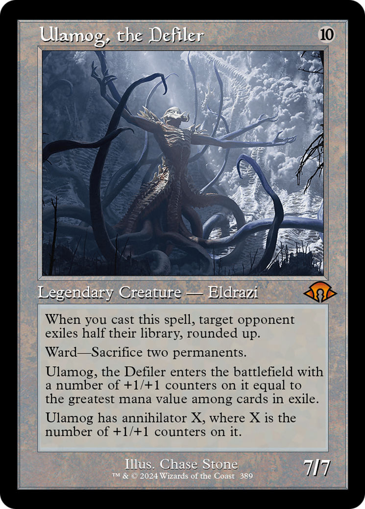 Ulamog, the Defiler (Retro Frame) (MH3-389) - Modern Horizons 3 Foil