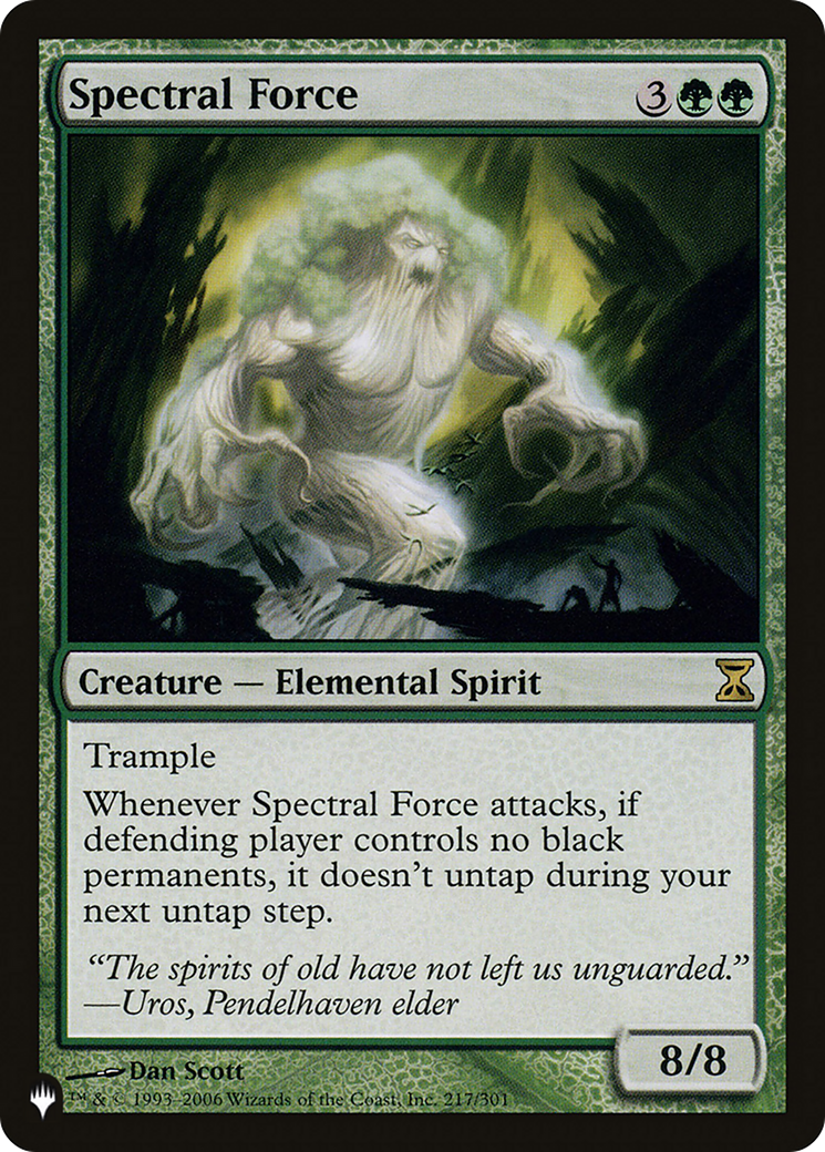 Spectral Force (LIST-217/301) - The List