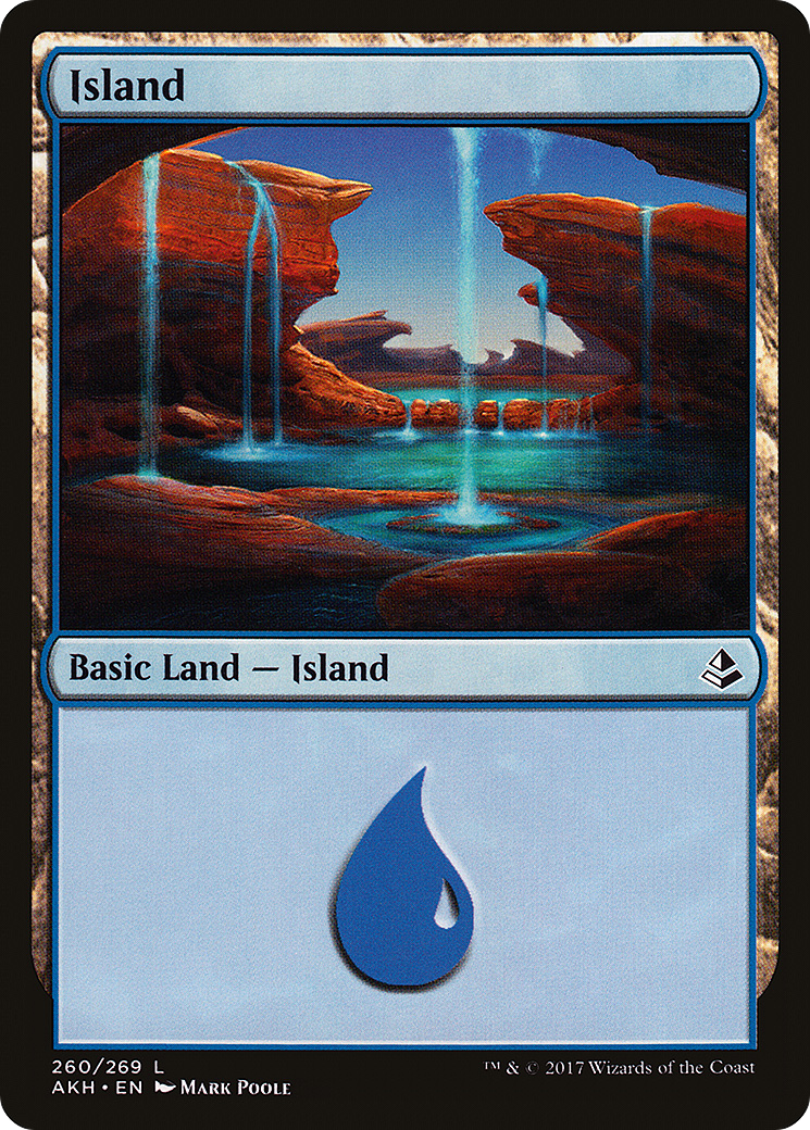 Island (260) (AKH-260) - Amonkhet Foil