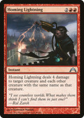 Homing Lightning (GTC-096) - Gatecrash Foil