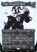 Vraan, Executioner Thane (Showcase) (Step-and-Compleat Foil) (ONE-441) - Phyrexia: All Will Be One: (Showcase) (Borderless) Foil