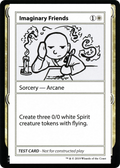 Imaginary Friends (No PW Symbol) (CMB1-) - Mystery Booster Playtest Cards 2021