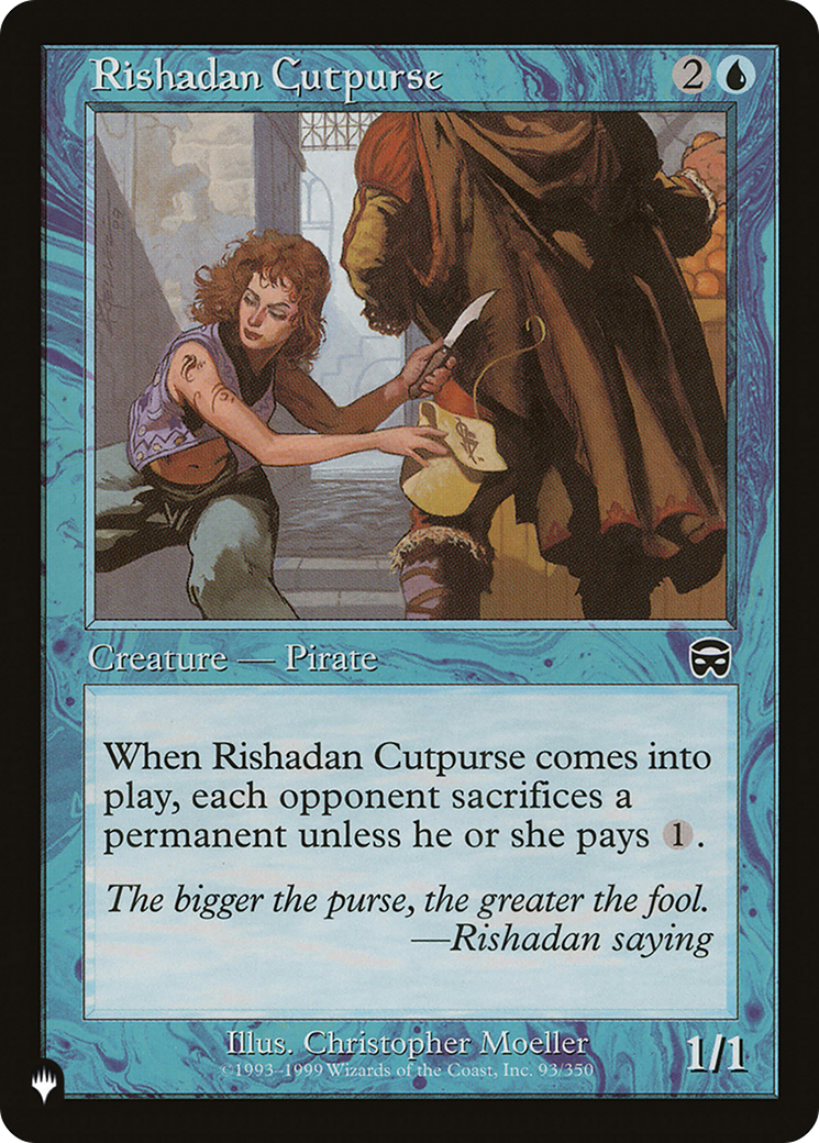Rishadan Cutpurse (LIST-93/350) - The List