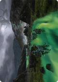 Path to the World Tree // Path to the World Tree (ASKHM-050) - Art Series: Kaldheim (Borderless) Foil