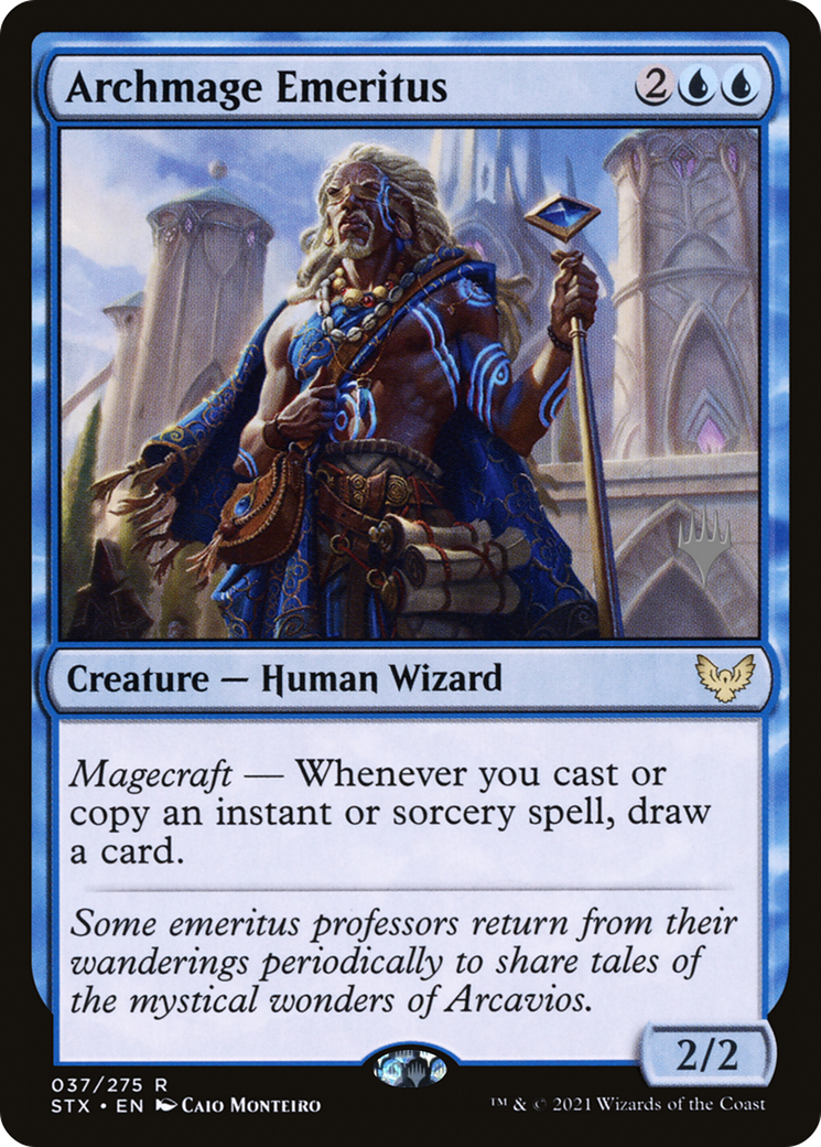 Archmage Emeritus (PPSTX-37P) - Strixhaven: School of Mages Promos