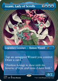 Azami, Lady of Scrolls (Borderless) (SLD-1106) - Secret Lair Drop