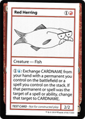 Red Herring (No PW Symbol) (CMB1-062) - Mystery Booster Playtest Cards 2021