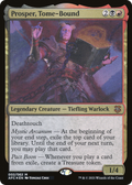 Prosper, Tome-Bound (Display Commander) - Thick Stock (AFC-002) - Forgotten Realms Commander Display Commanders Etched Foil