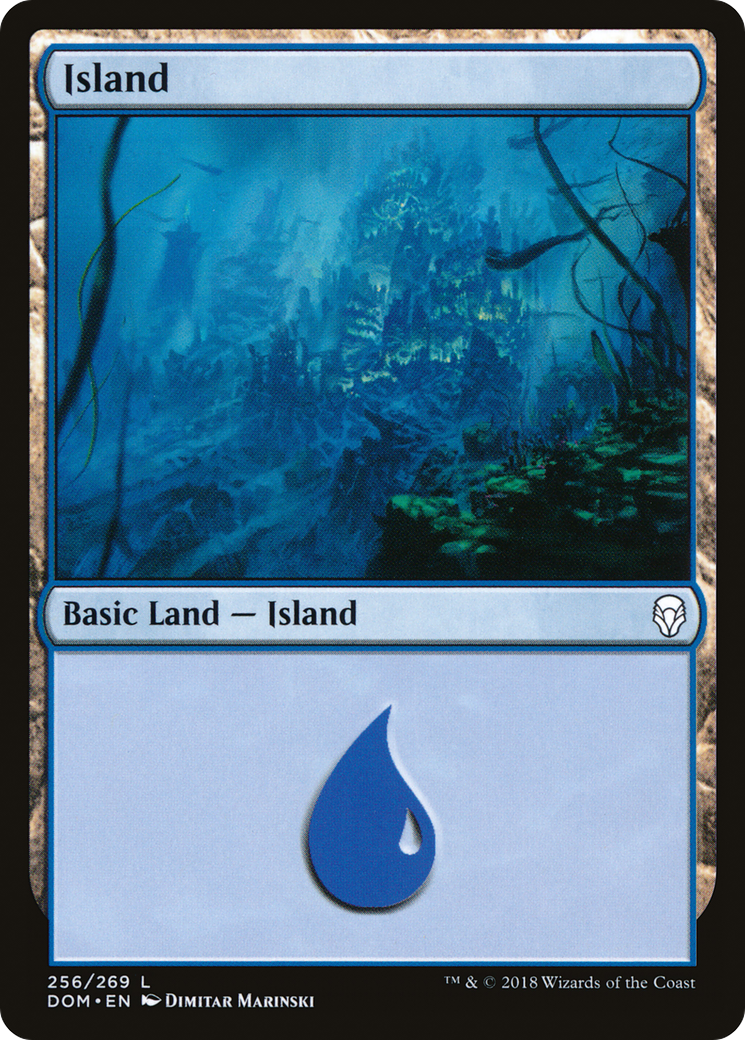 Island (256) (DOM-256) - Dominaria