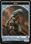Myr // Pentavite Double-sided Token (C14-028) - Commander 2014 Tokens