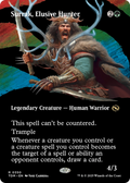 Surrak, Elusive Hunter (Borderless) (TDM-350) - Tarkir: Dragonstorm: (Showcase) Foil
