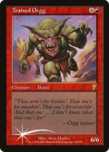 Trained Orgg (7ED-224) - 7th Edition Foil