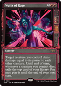 Waltz of Rage (Showcase) (DSK-318) - Duskmourn: House of Horror: (Showcase)
