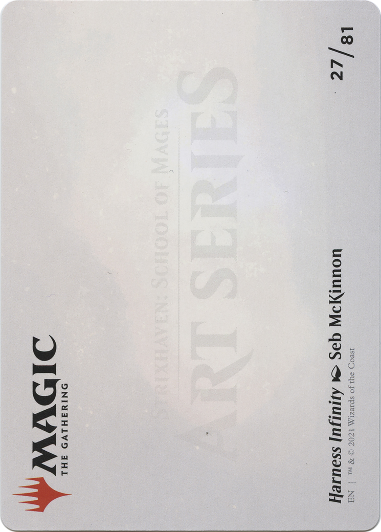 Harness Infinity // Harness Infinity (ASTX-027) - Strixhaven Art Series (Borderless)