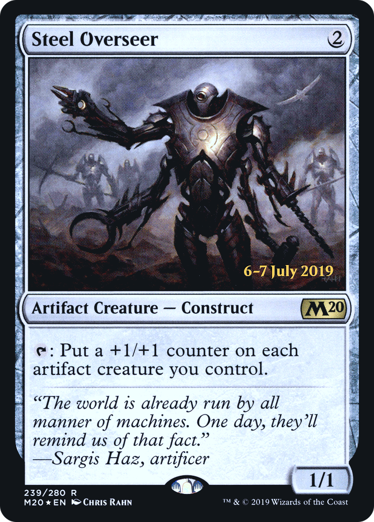 Steel Overseer (PRE-239) - Core Set 2020 Promos Foil