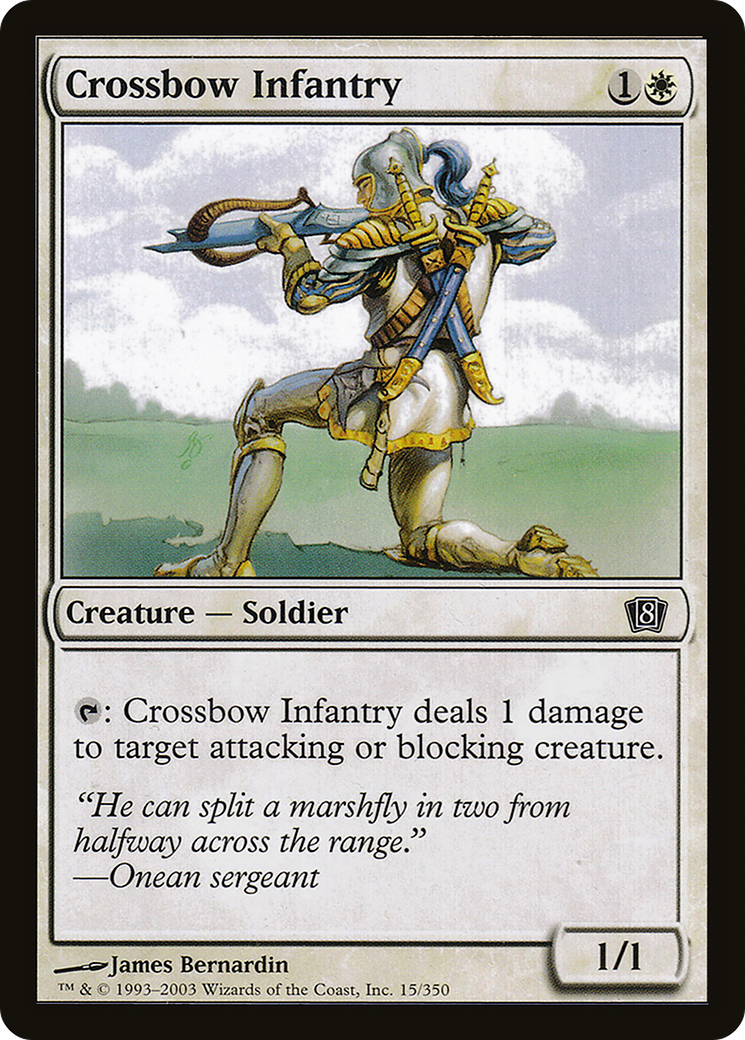 Crossbow Infantry (8ED-015) - 8th Edition Foil