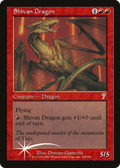 Shivan Dragon (7ED-218) - 7th Edition Foil