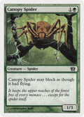 Canopy Spider (8ED-236) - 8th Edition Foil