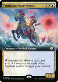 Vodalian Wave-Knight (Extended Art) (MOC-130) - March of the Machine Commander: (Extended Art) Foil