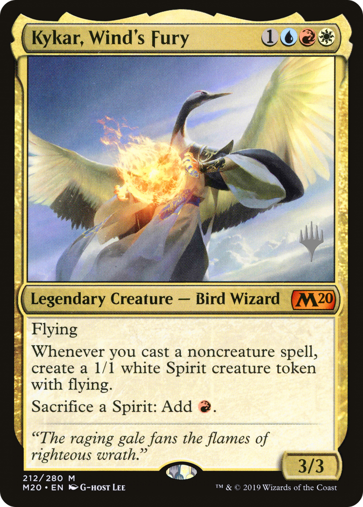 Kykar, Wind's Fury (PPM20-212) - Core Set 2020 Promos Foil