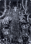 Nissa, Ascended Animist // Nissa, Ascended Animist (AONE-074) - Phyrexia: All Will Be One Art Series (Borderless) Foil
