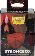 Dragon Shield Strongbox Clear Red