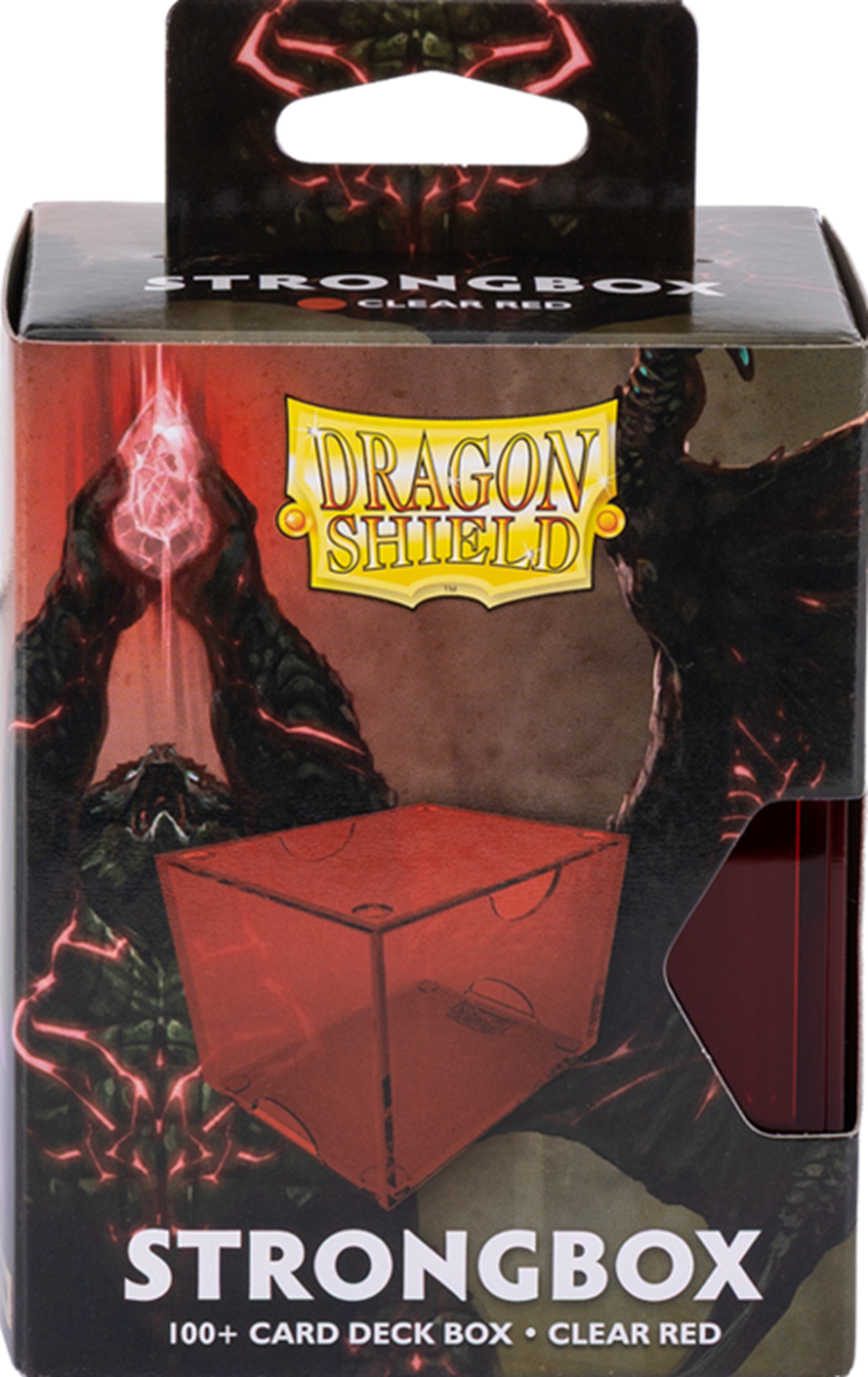 Dragon Shield Strongbox Clear Red