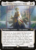 Light-Paws, Emperor's Voice (Extended Art) (NEO-439) - Kamigawa: Neon Dynasty: (Extended Art) Foil