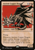 Ancient Copper Dragon (Showcase) (CLB-396) - Commander Legends: Battle for Baldur's Gate: (Showcase)