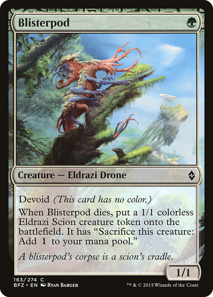 Blisterpod (BFZ-163) - Battle for Zendikar: (devoid) Foil