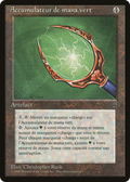 Green Mana Battery (French) - "Accumulateur de mana vert" (REN-) - Renaissance