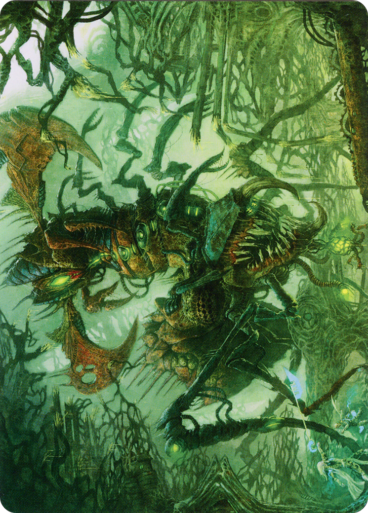 Skyscythe Engulfer // Skyscythe Engulfer (AONE-042) - Phyrexia: All Will Be One Art Series (Borderless)