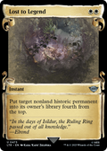 Lost to Legend (Showcase Scrolls) (LTR-473) - The Lord of the Rings: Tales of Middle-earth: (Showcase)