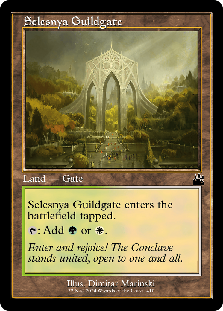 Selesnya Guildgate (Retro Frame) (RVR-410) - Ravnica Remastered Foil