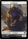 Cat Beast (TCMM-061) - Commander Masters Tokens