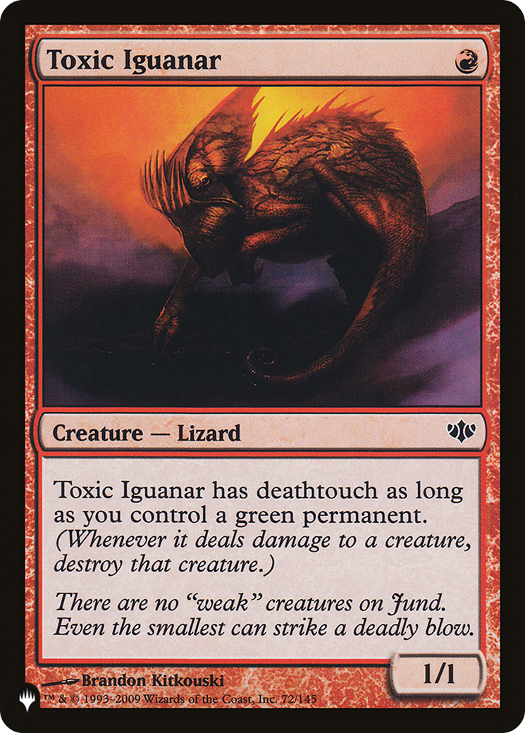 Toxic Iguanar (LIST-72/145) - The List