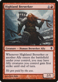 Highland Berserker (ZEN-132) - Zendikar Foil