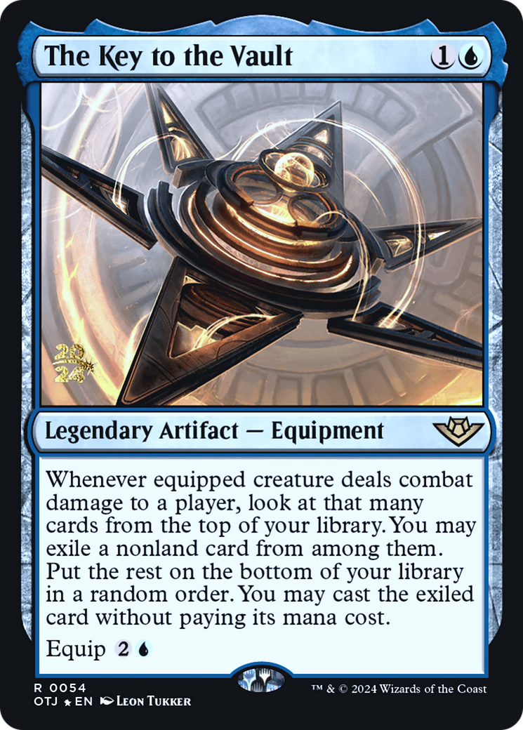 The Key to the Vault (PRE-054) - Outlaws of Thunder Junction Promos Foil