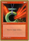 Shatter - 1996 Mark Justice (4ED) (WCD-) - Pro Tour Collector Set