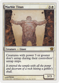 Marble Titan (9ED-026) - 9th Edition Foil