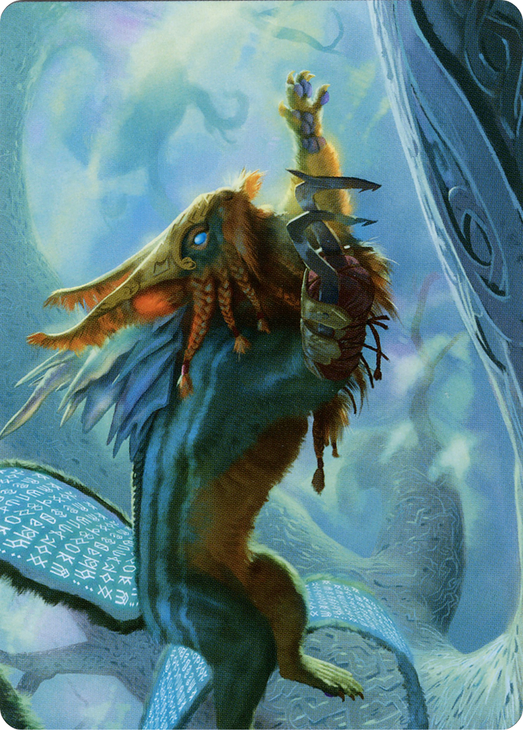 Toski, Bearer of Secrets // Toski, Bearer of Secrets (ASKHM-052) - Art Series: Kaldheim (Borderless) Foil