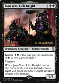 Josu Vess, Lich Knight (PRE-095) - Dominaria Promos Foil