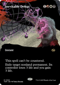 Inevitable Defeat (Borderless) (TDM-360) - Tarkir: Dragonstorm: (Showcase) Foil