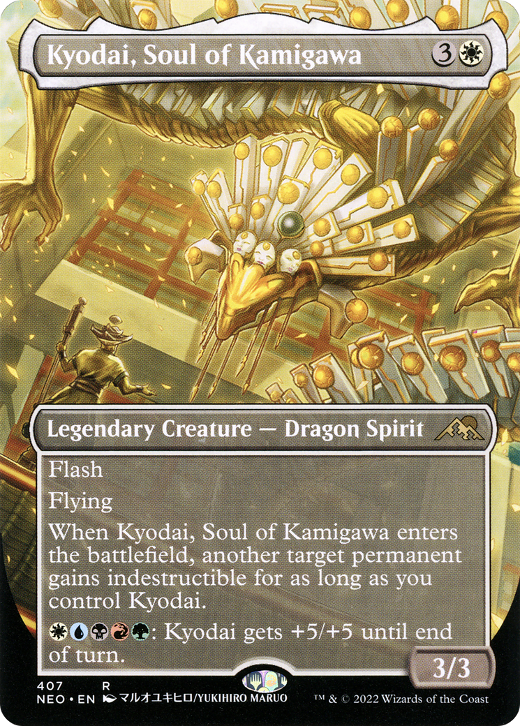 Kyodai, Soul of Kamigawa (Borderless) (NEO-407) - Kamigawa: Neon Dynasty Foil
