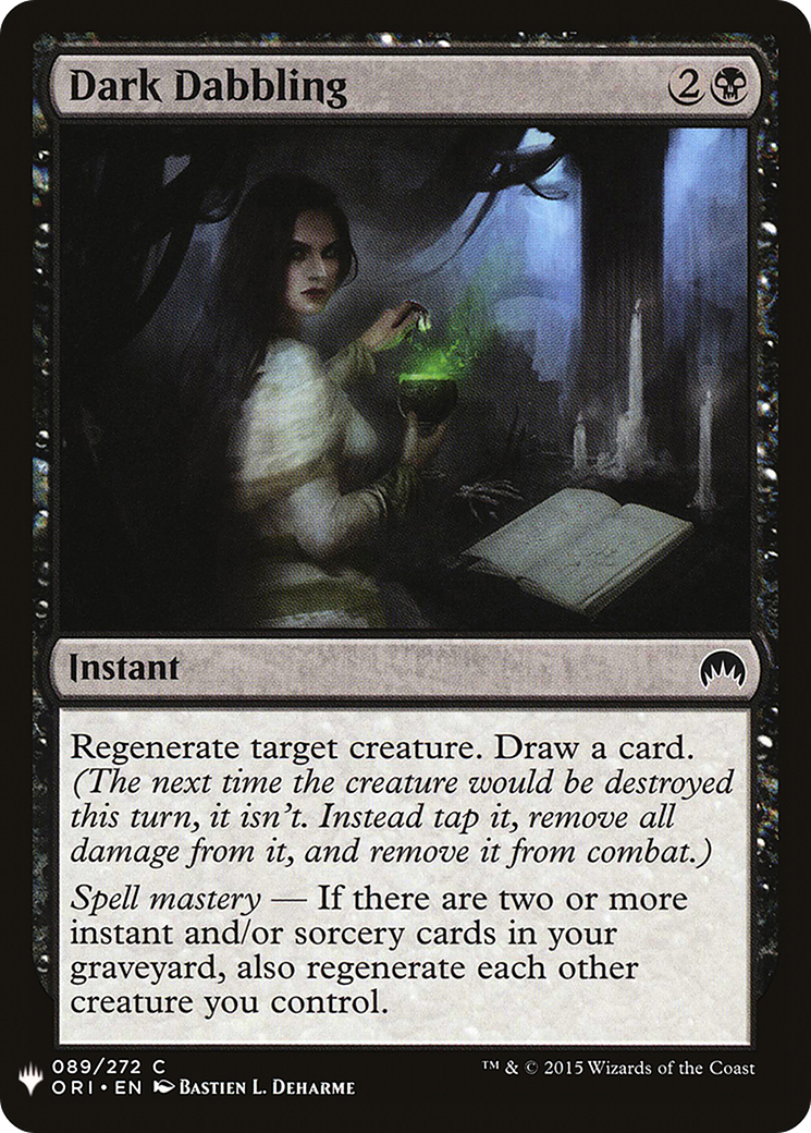 Dark Dabbling (LIST-089) - The List