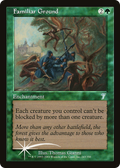 Familiar Ground (7ED-243) - 7th Edition Foil