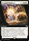 Sculpted Sunburst (Extended Art) (CLB-557) - Commander Legends: Battle for Baldur's Gate: (Extended Art)