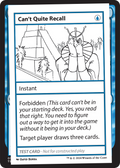Can't Quite Recall (MB2PC-) - Mystery Booster 2