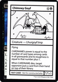 Chimney Goyf (No PW Symbol) (CMB1-) - Mystery Booster Playtest Cards 2021