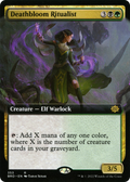 Deathbloom Ritualist (Extended Art) (BRO-353) - The Brothers' War: (Extended Art) Foil